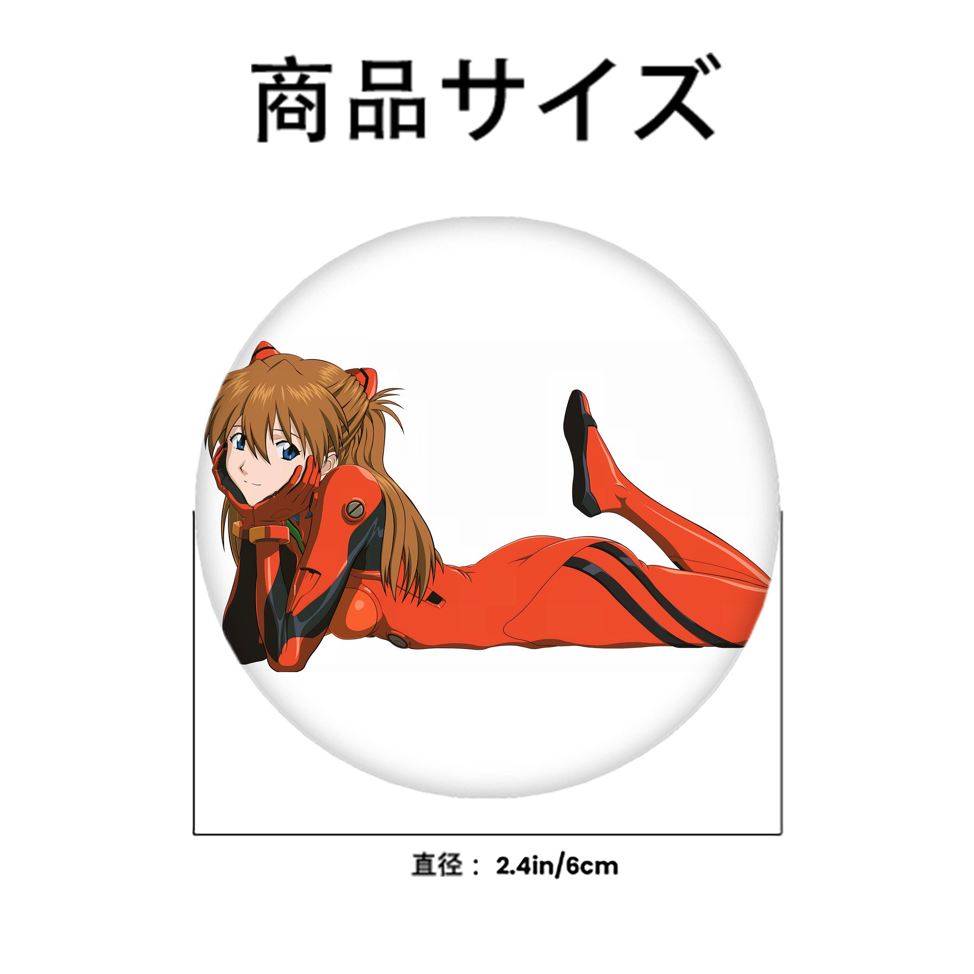 EVA 新世紀エヴァンゲリオン 6cm 缶バッジ 複数セット