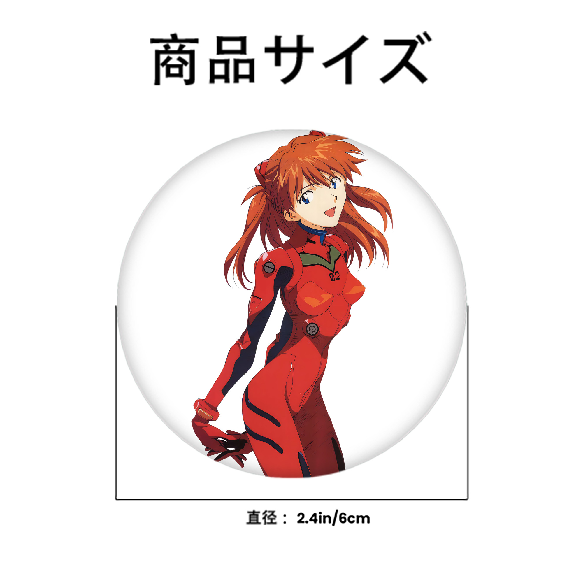 EVA 新世紀エヴァンゲリオン 6cm 缶バッジ 複数セット