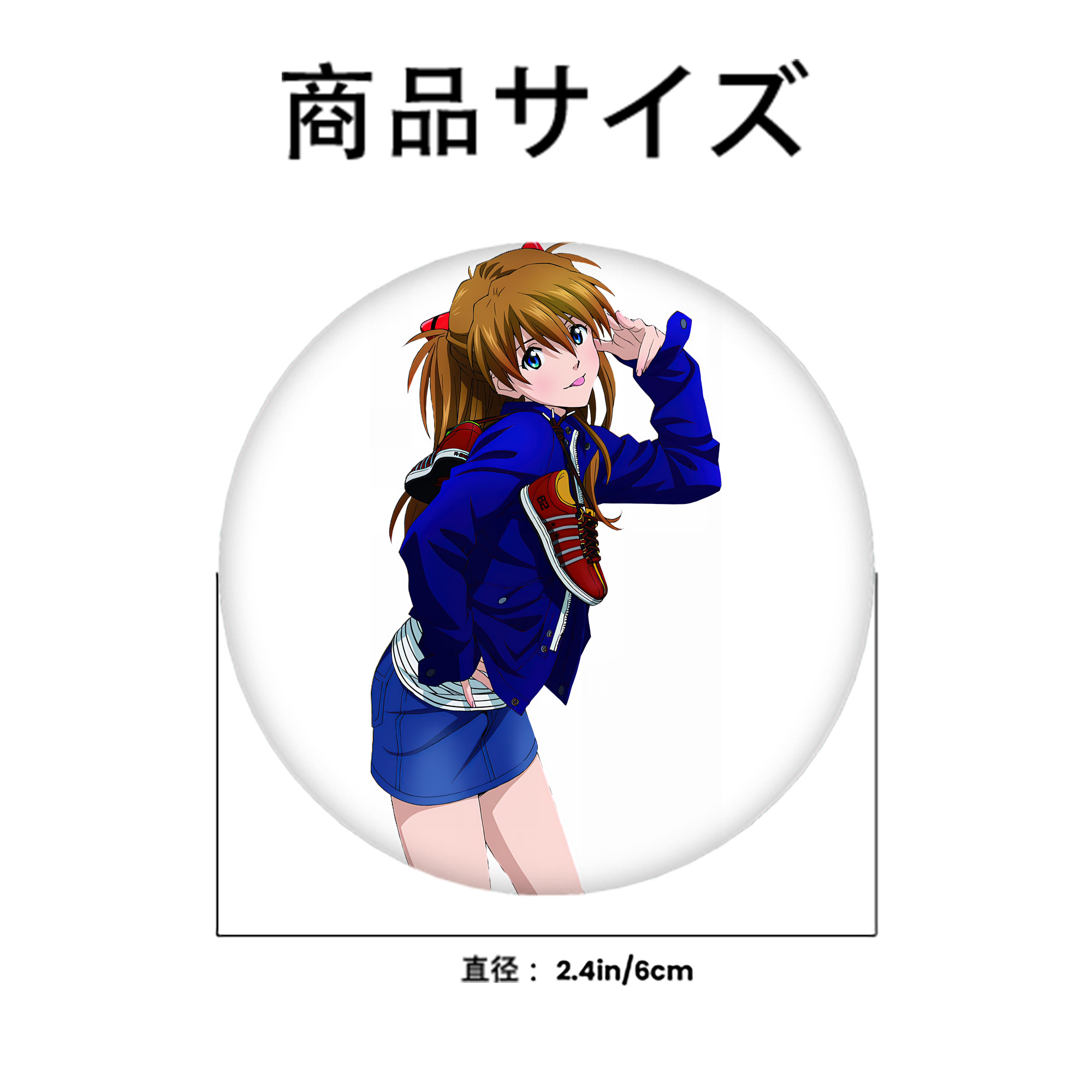 EVA 新世紀エヴァンゲリオン 6cm 缶バッジ 複数セット