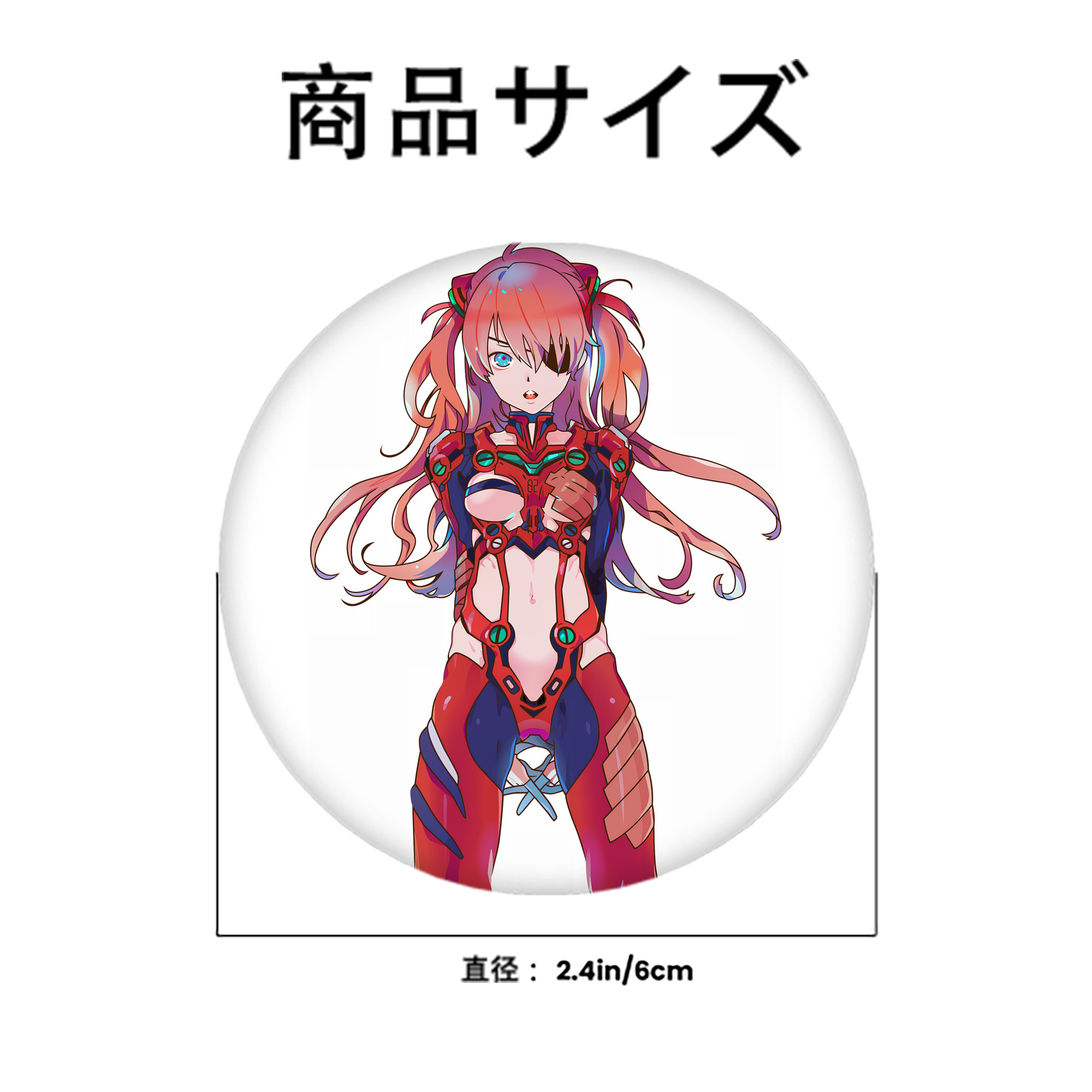 EVA 新世紀エヴァンゲリオン 6cm 缶バッジ 複数セット