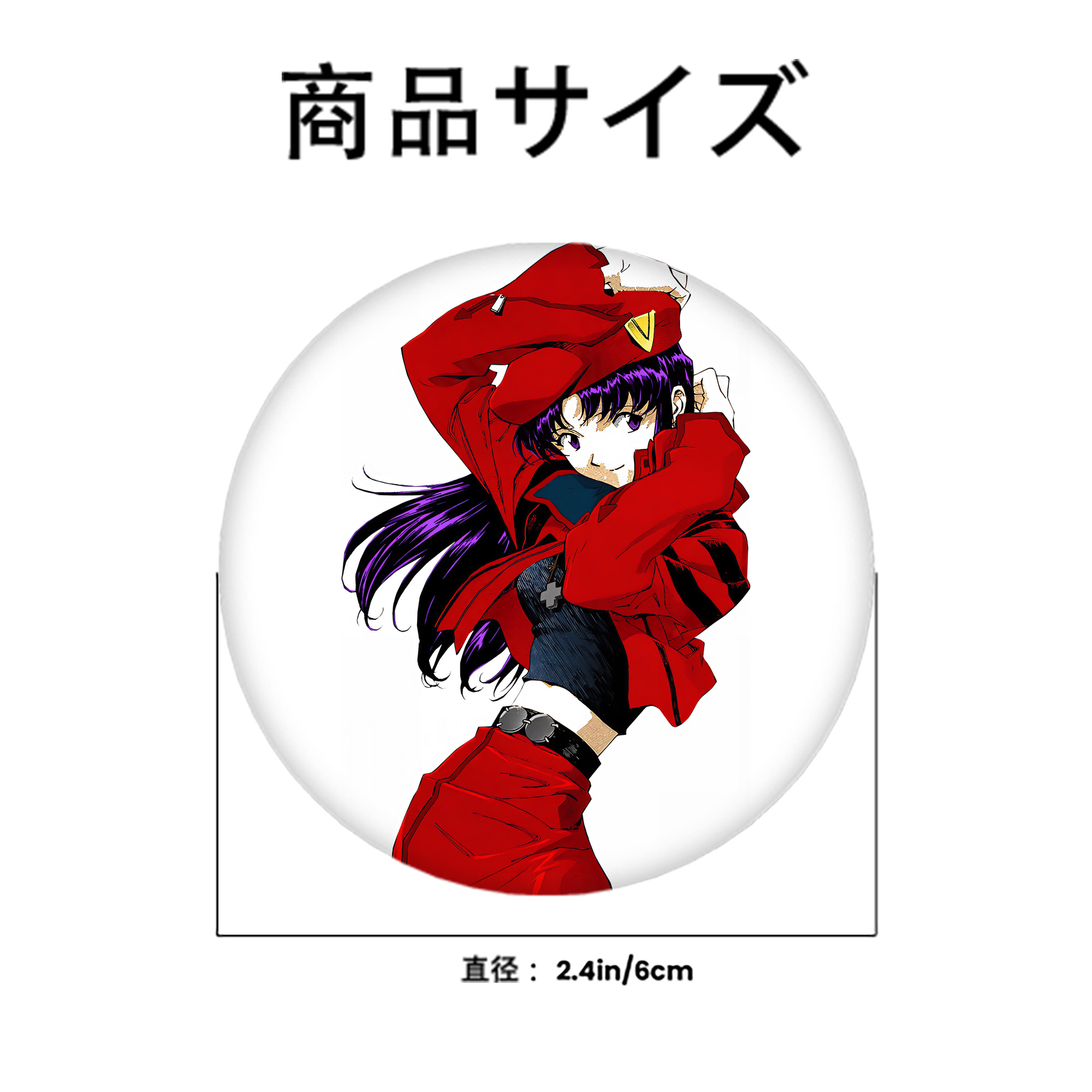 EVA 新世紀エヴァンゲリオン 6cm 缶バッジ 複数セット