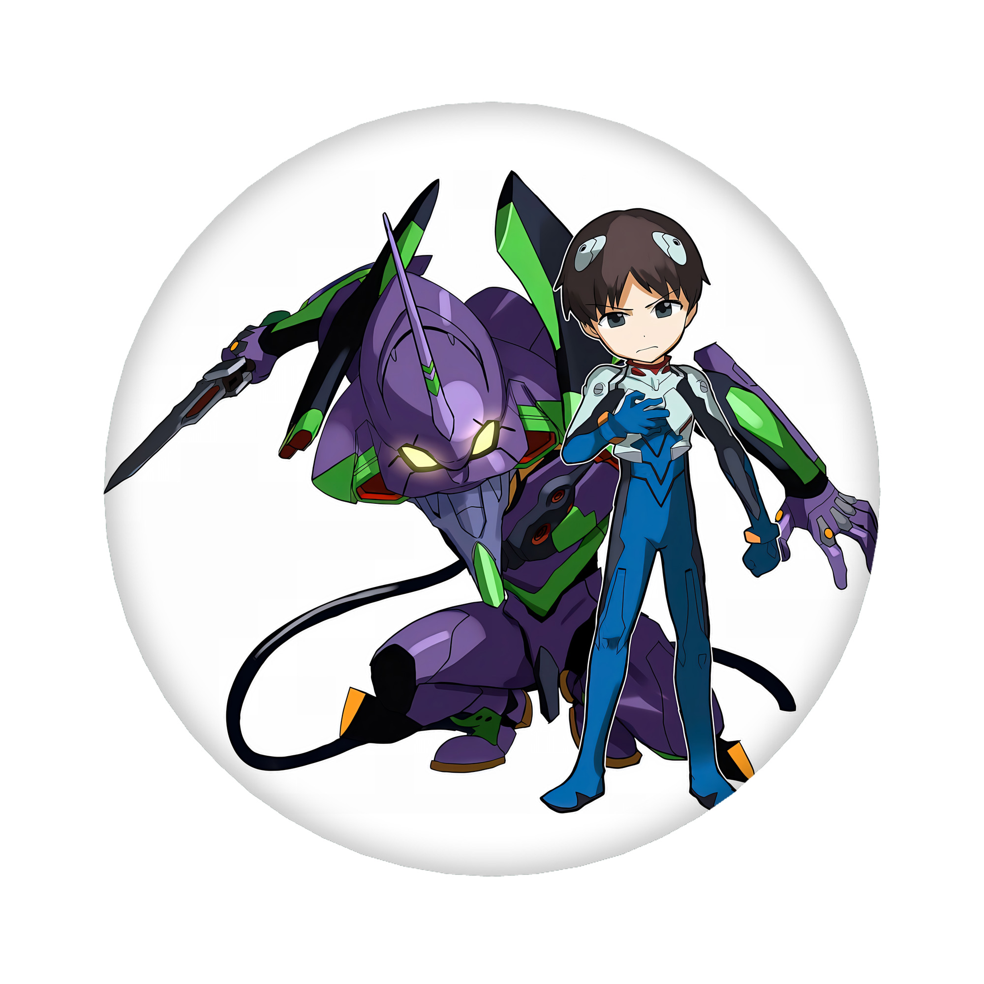 （画像用） EVA 新世紀エヴァンゲリオン 6cm 缶バッジ 複数セット