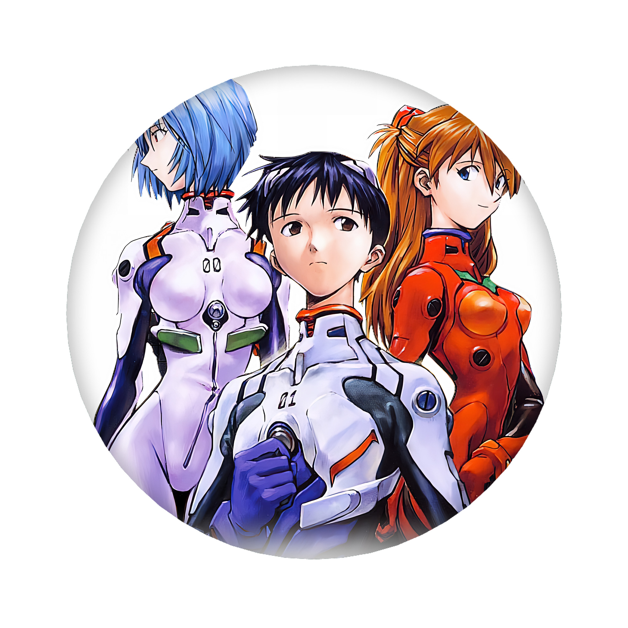 （画像用） EVA 新世紀エヴァンゲリオン 6cm 缶バッジ 複数セット