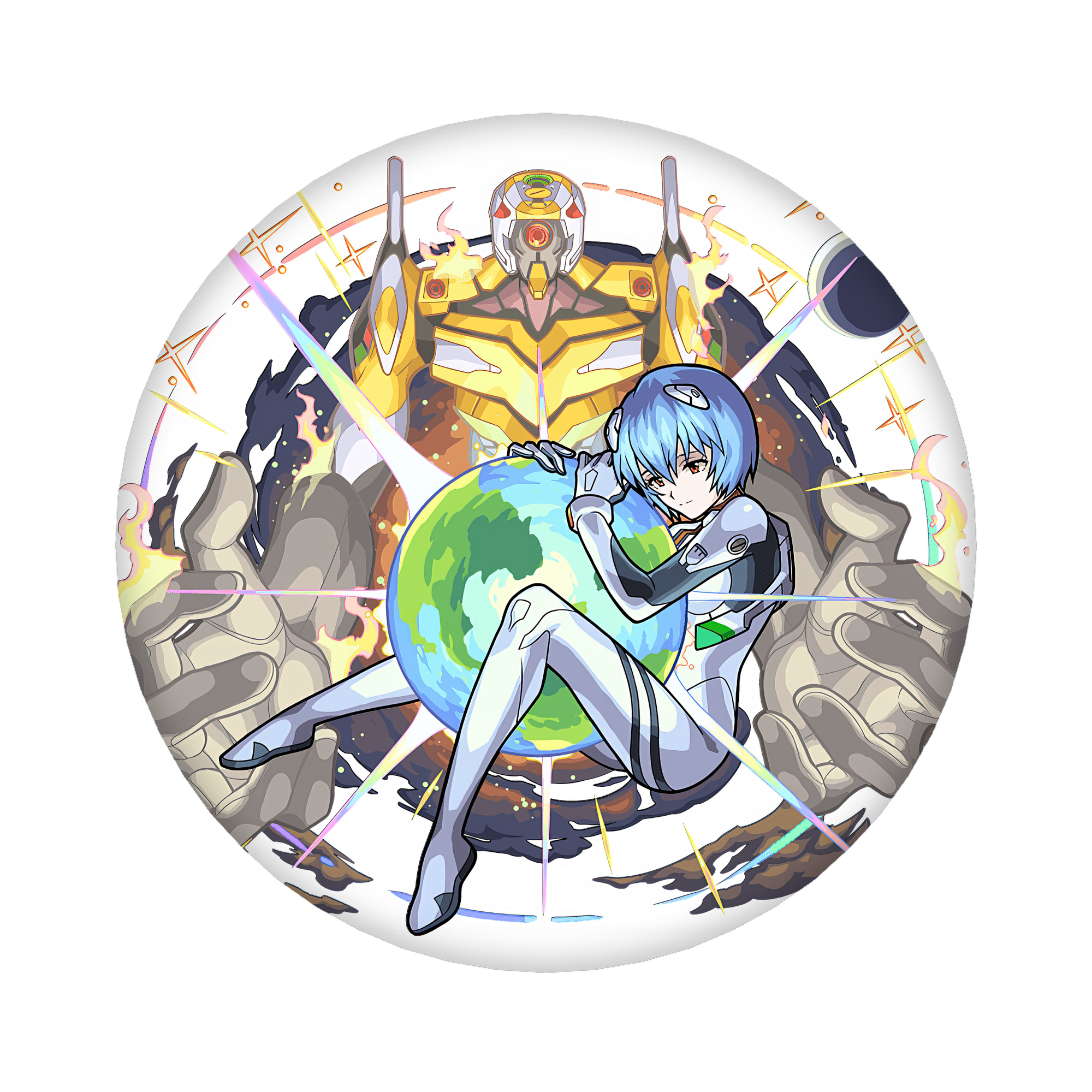 （画像用） EVA 新世紀エヴァンゲリオン 6cm 缶バッジ 複数セット