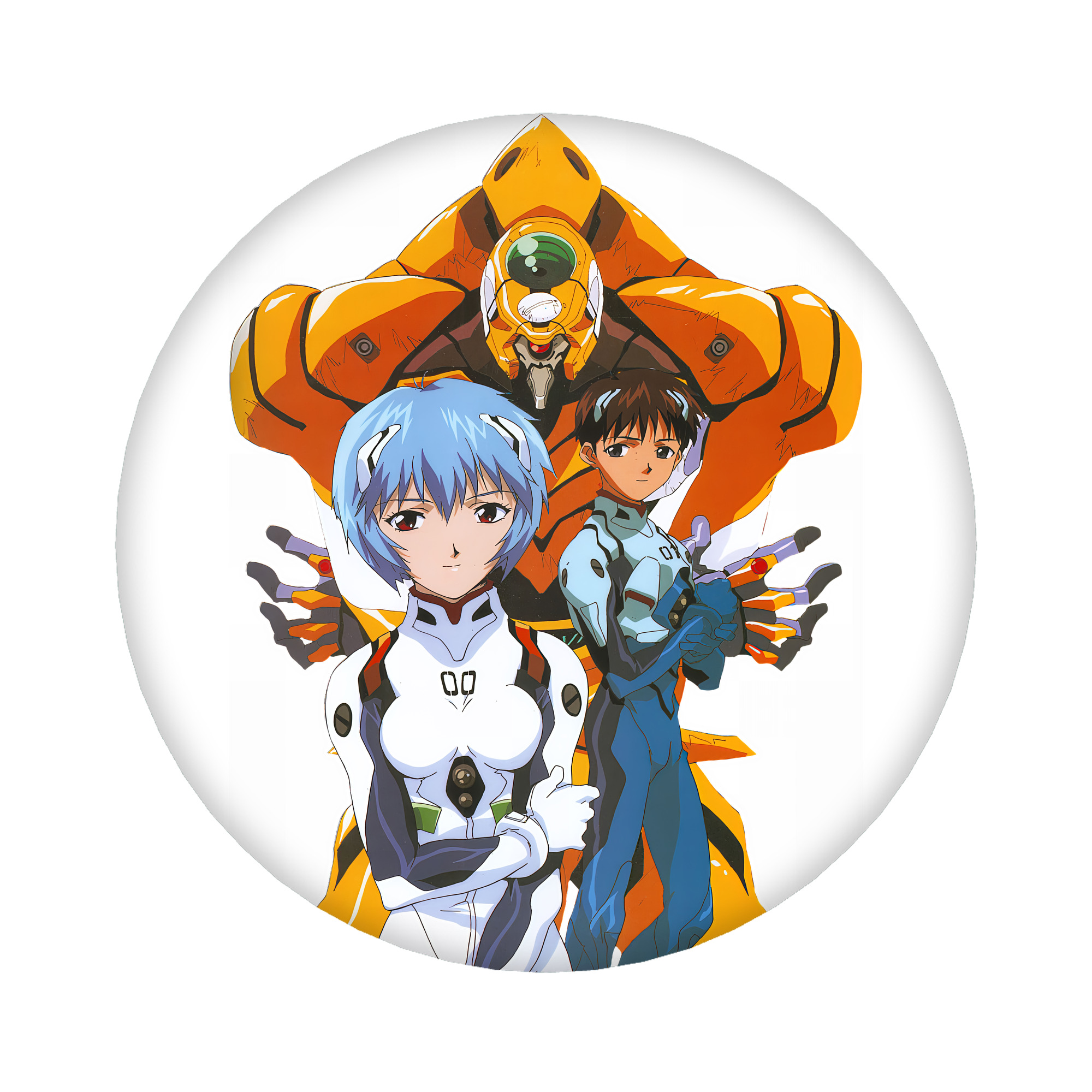 （画像用） EVA 新世紀エヴァンゲリオン 6cm 缶バッジ 複数セット