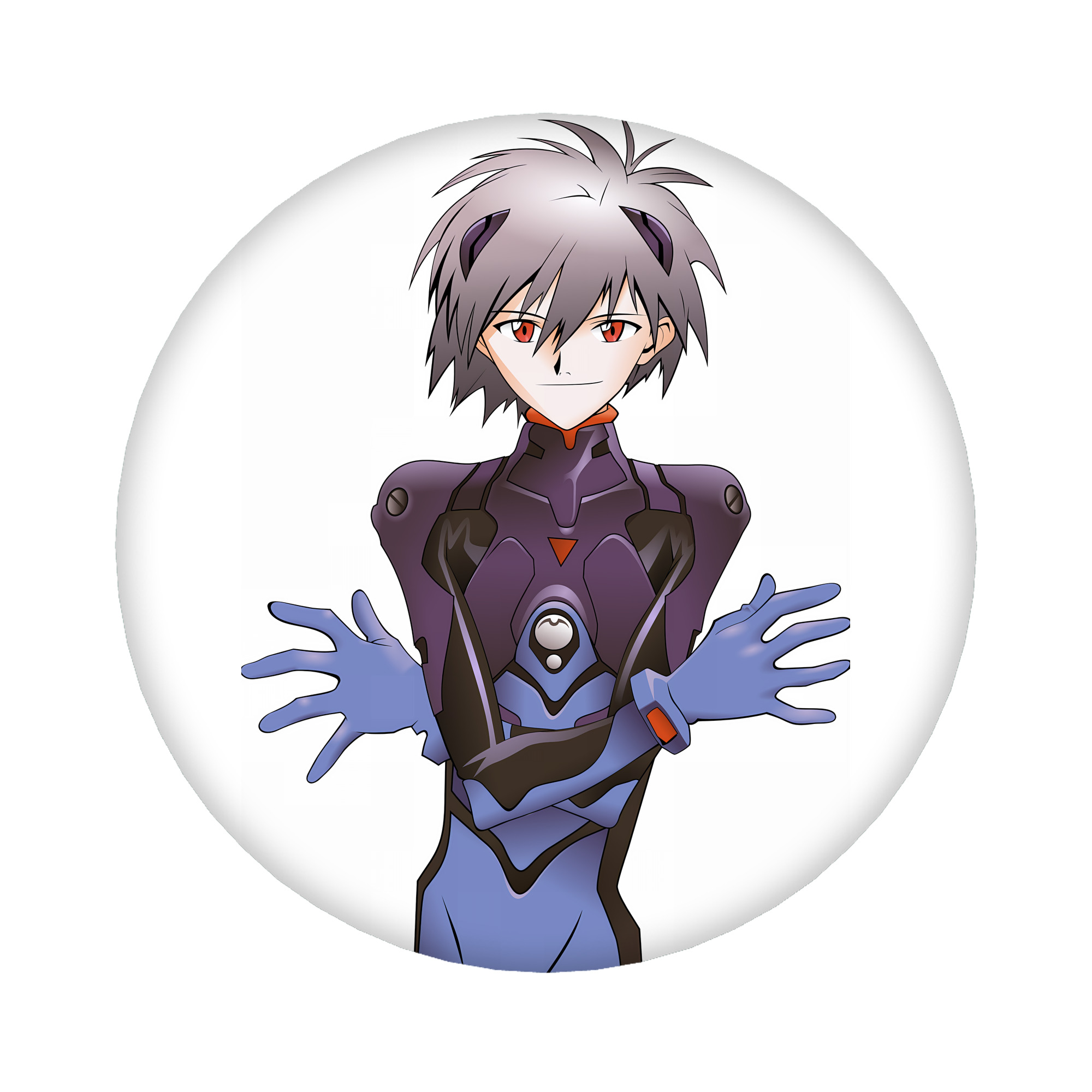 （画像用） EVA 新世紀エヴァンゲリオン 6cm 缶バッジ 複数セット
