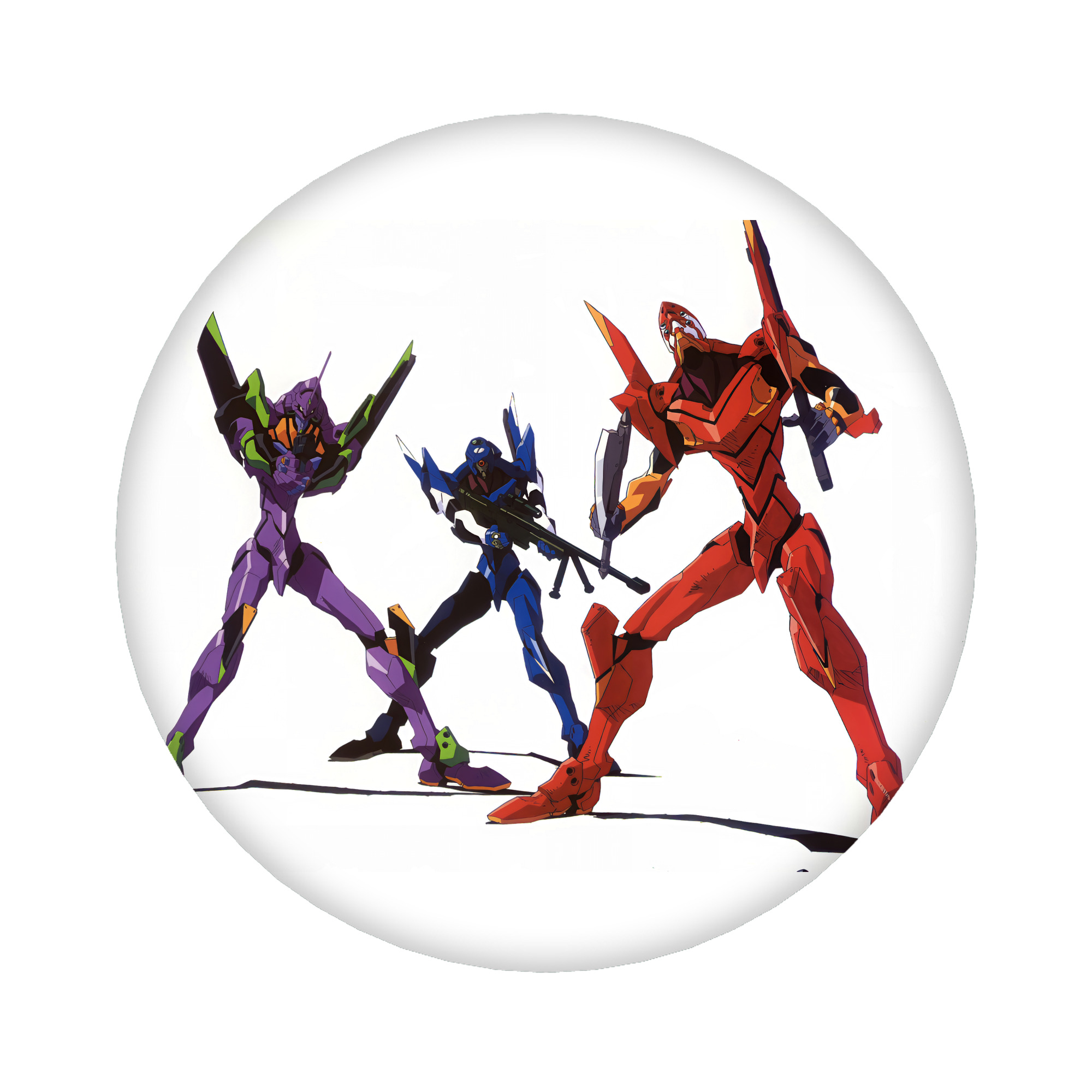 （画像用） EVA 新世紀エヴァンゲリオン 6cm 缶バッジ 複数セット