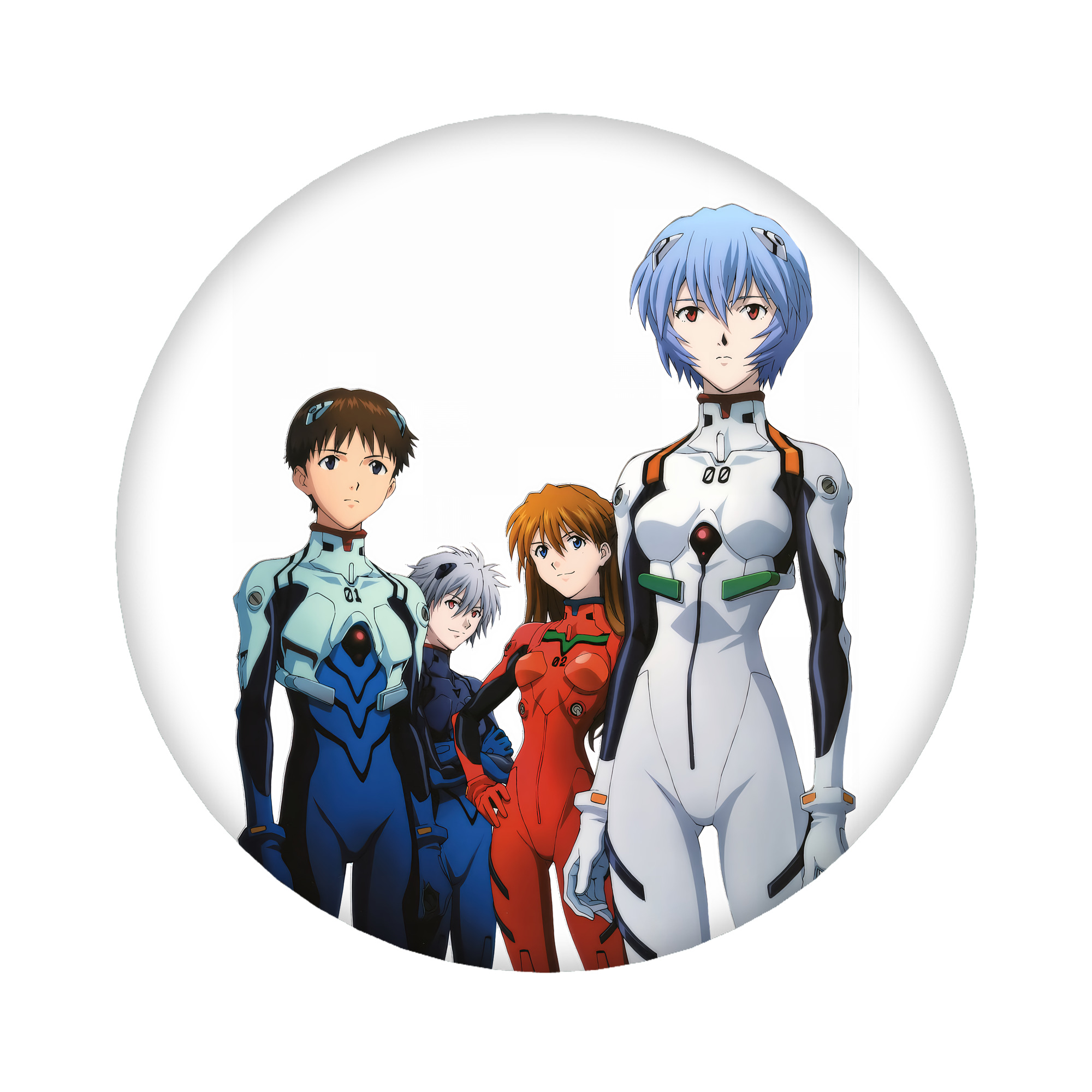 （画像用） EVA 新世紀エヴァンゲリオン 6cm 缶バッジ 複数セット